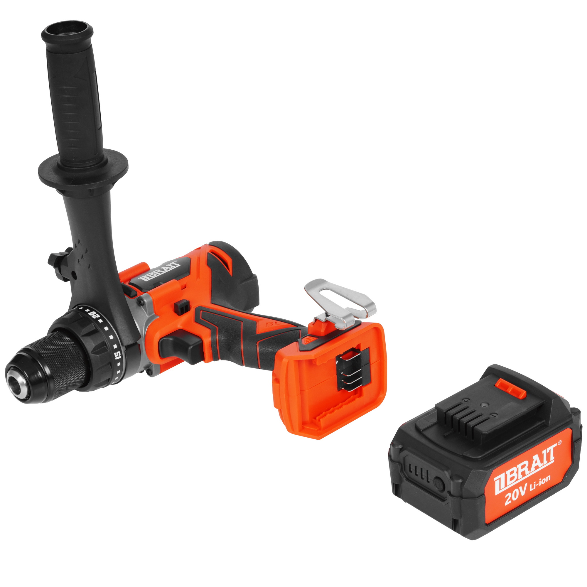 Дрель-шуруповерт BRAIT BCDI20-4PUMBL PRO 9230660 STDN-0104212 - Вид №5