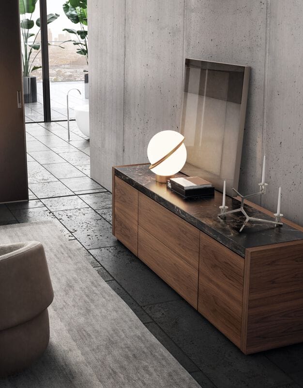 Деревянный шкаф с мраморной столешницей i 4 Mariani ARCH-00071601 - Вид №1