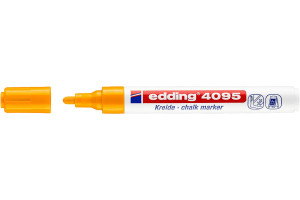 16343654 Меловой маркер 4095/66 неоновый оранжевый, блистер 1183399 EDDING