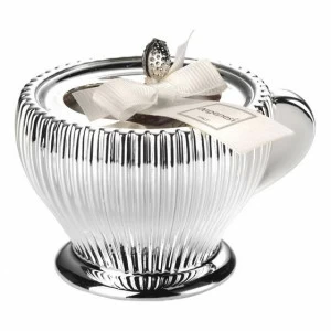 Декоративная свеча белая Caffe ARGENESI ДЕКОРАТИВНЫЕ СВЕЧИ 00-3946595 Белый;серебро