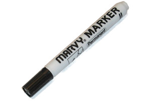 16191265 Перманентный маркер с круглым наконечником 1-3мм черный MAR482B/1 MARVY UCHIDA