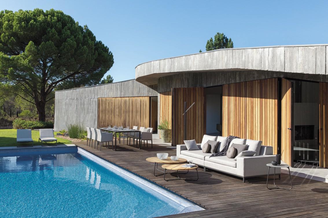 MNST611 Диван фиксированный lotus smokey 290 Manutti Zendo - Вид №5