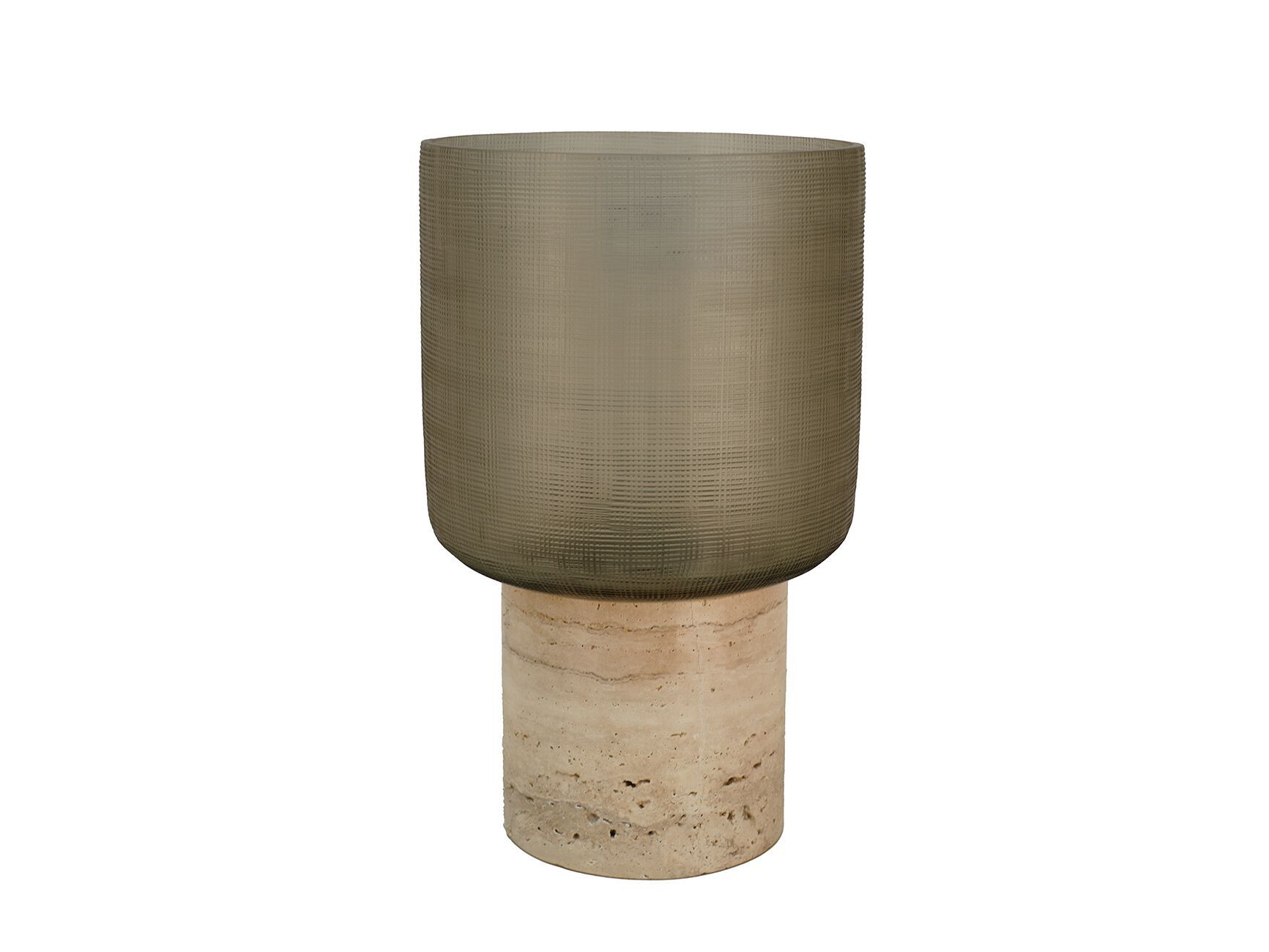 Стеклянная ваза и травертин DÔME DECO Awaken ' 24 ARCH-00111331