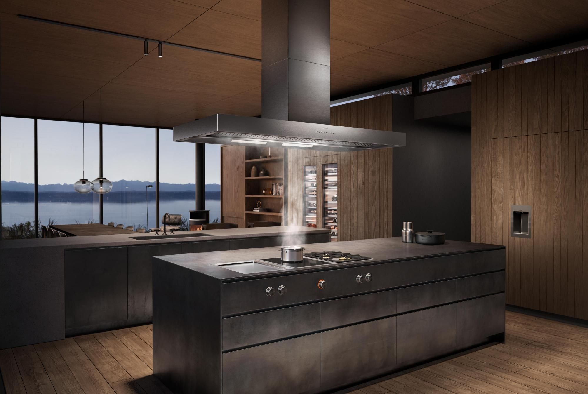 Встроенный холодильник с стеклянной дверью GAGGENAU серия 400 ARCH-00116517 - Вид №10