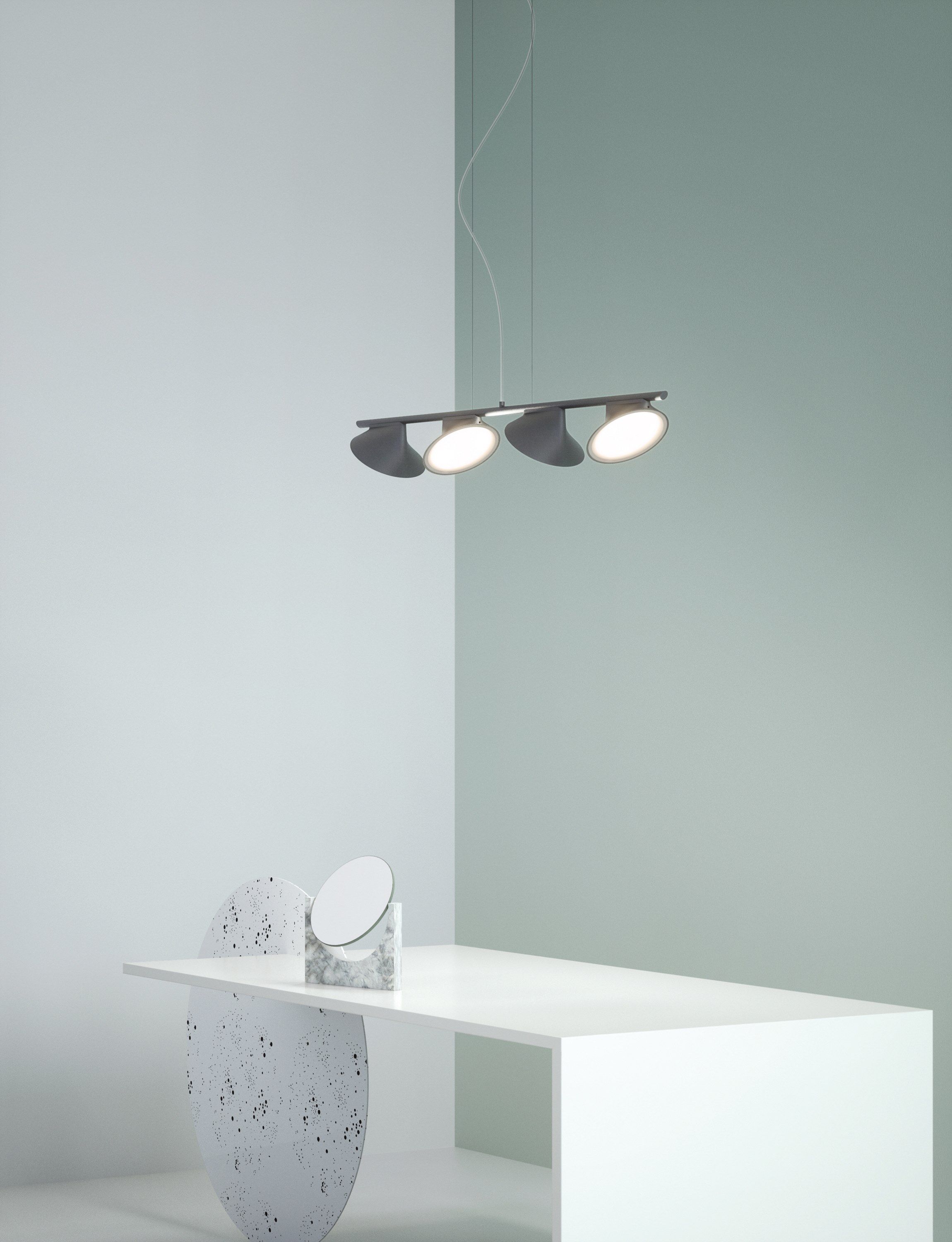 Алюминиевый светодиодный подвесной светильник AXOLIGHT Orchid ARCH-00101499 - Вид №1