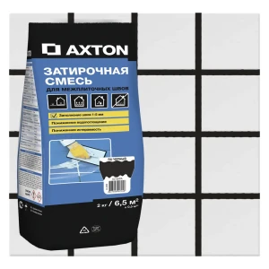 Затирка цементная Axton А.200 цвет чёрный 2 кг
