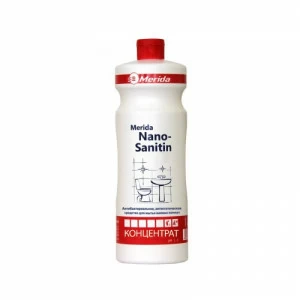 NML103 NANO SANITIN PLUS Средство для уборки помещений и санитарно-технических устройств, флакон 1 л Merida