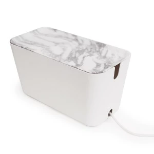 Органайзер бело-серый для проводов большой Cablebox BOSIGN  00-3872105 Белый;серый