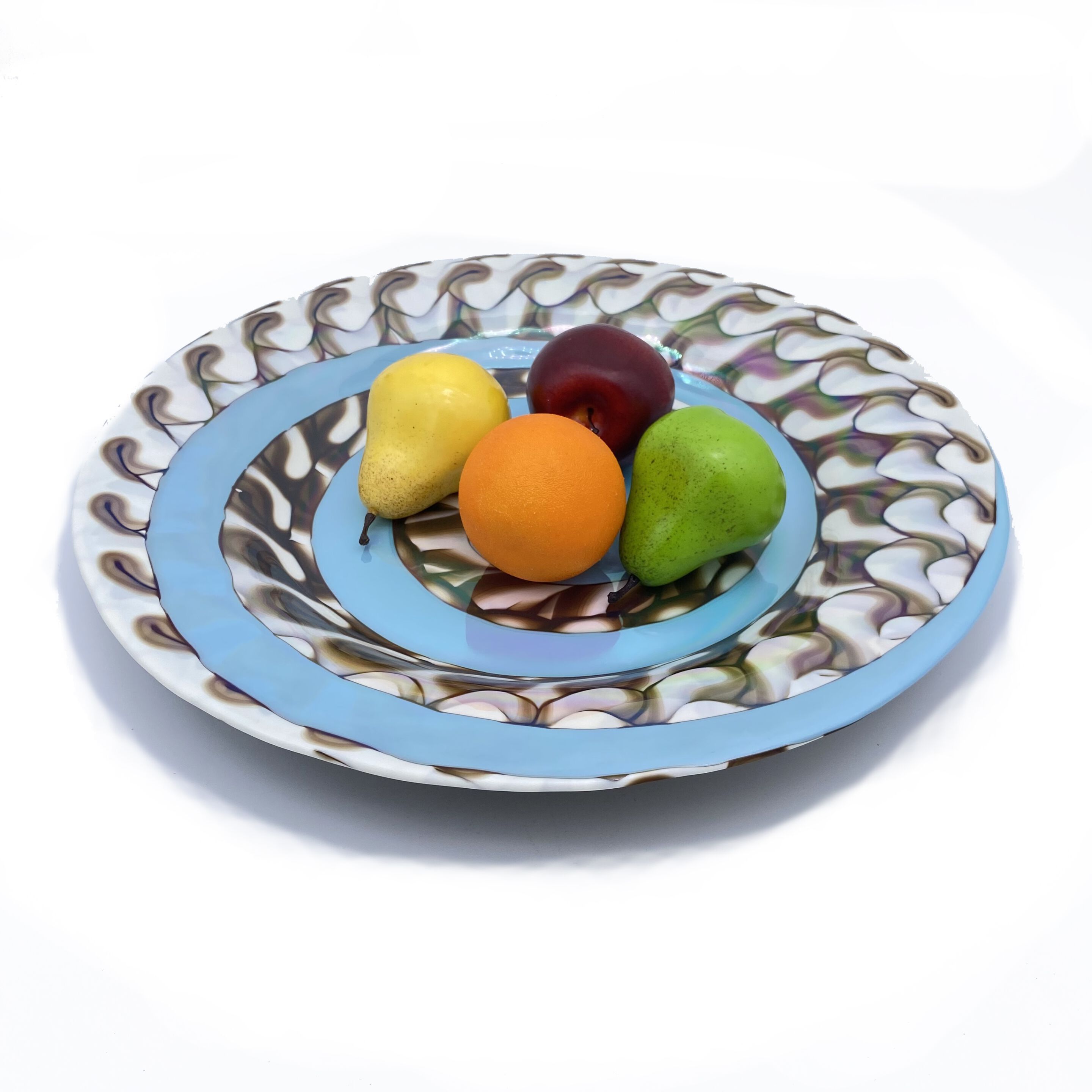 Тарелка для фруктов из муранского стекла ручной работы YourMurano Decorative Plates ARCH-00046014 - Вид №3