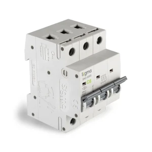 91228094 Автоматический выключатель Sigma elektrik 3P C6 А 6 кА 6SM306C STLM-1496939