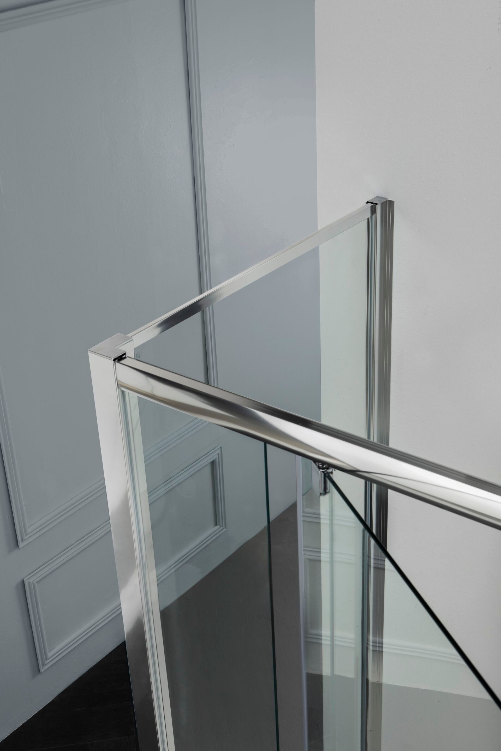 Алюминиевая и стеклянная душевая кабина с распашной дверью TAMANACO FPB40 ARCH-00099760 - Вид №1