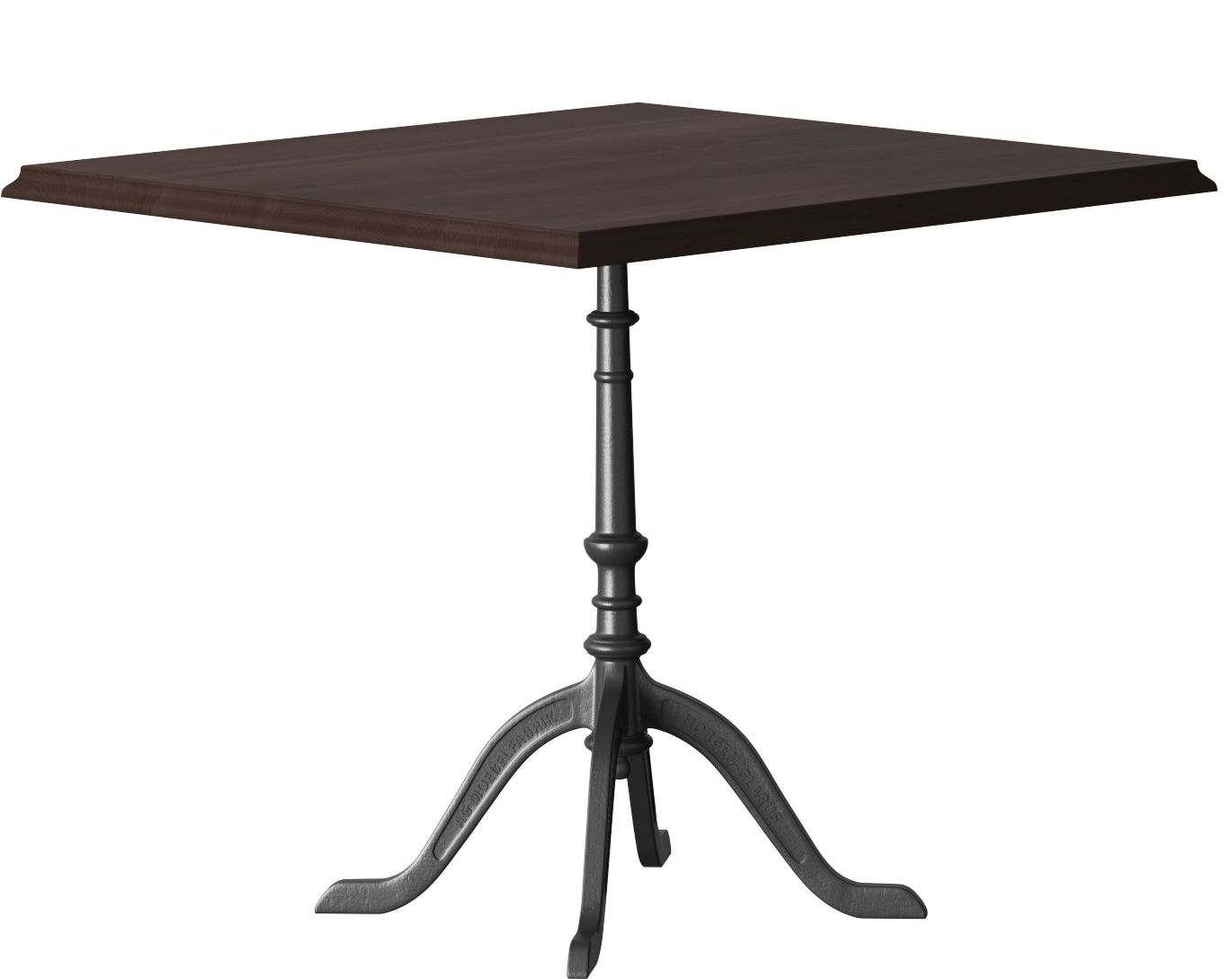 Квадратный стол из массива дерева со спицами horgenglarus GLORIA ARCH-00120274 - Вид №8