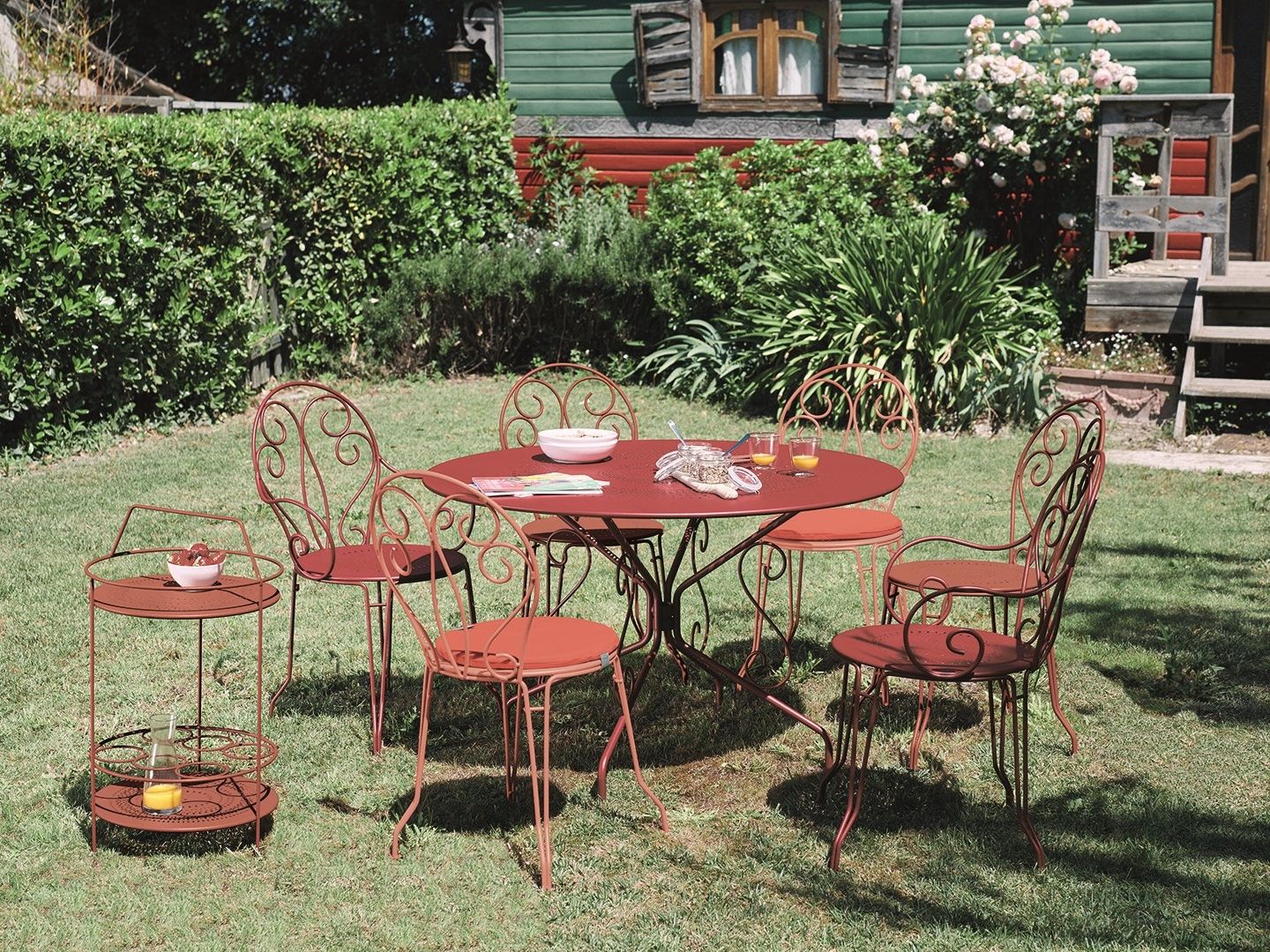 Алюминиевый круглый садовый столик Fermob ARCH-00051466 - Вид №3