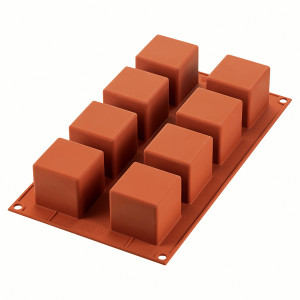 26.104.00.0065 Форма для приготовления пирожных cube 5 х 5 см силиконовая Silikomart