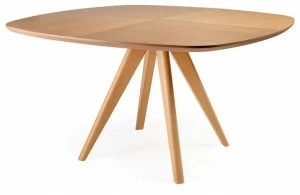 Anesis Квадратный обеденный стол из массива дерева  Ct6
