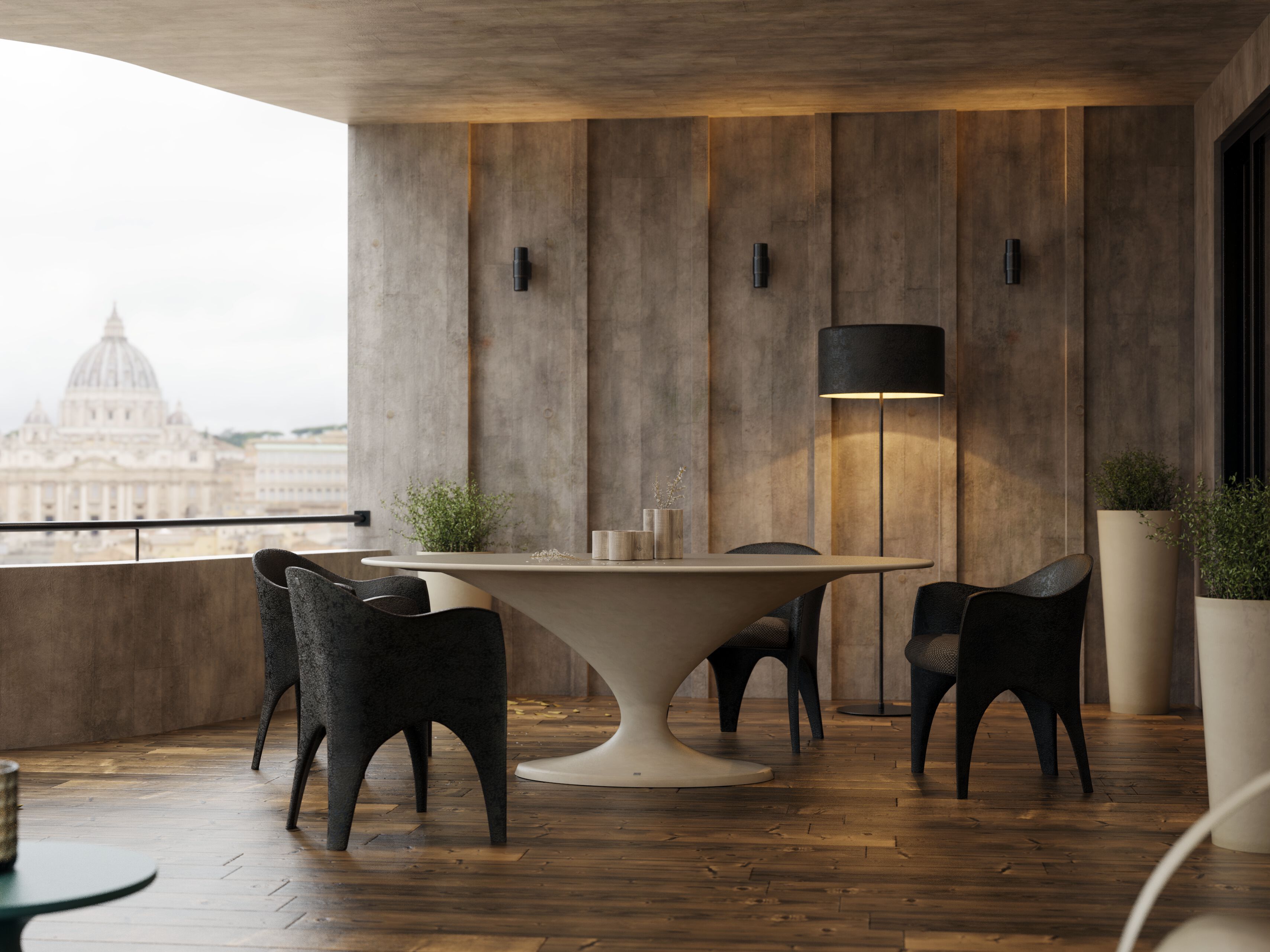 Садовый стул со встроенной подушкой GANSK океан ARCH-00147492 - Вид №6