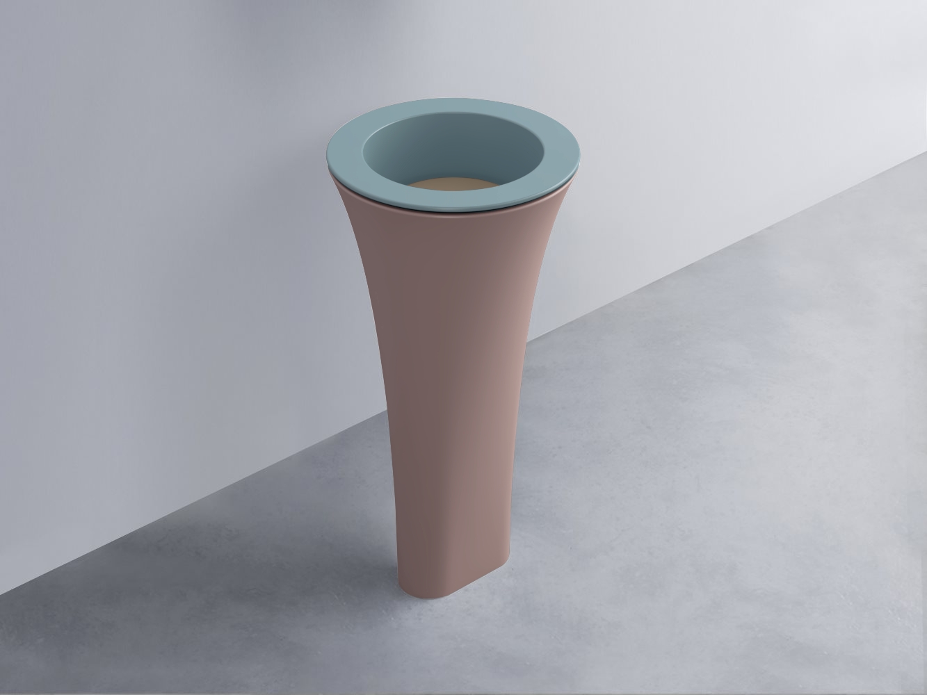 AMLA45-PL+AMPILT-AN+AMCOLT-CP Раковина Amedeo Tondo отдельностоящая cielo Enjoy + Amedeo Ceramica Cielo