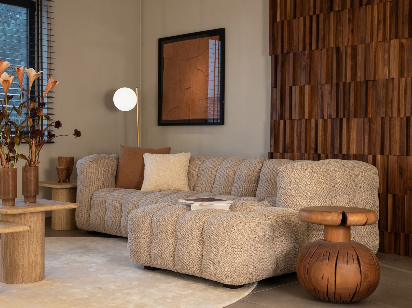 Круглый журнальный столик из акации DÔME DECO Nova ' 25 ARCH-00144708 - Вид №1