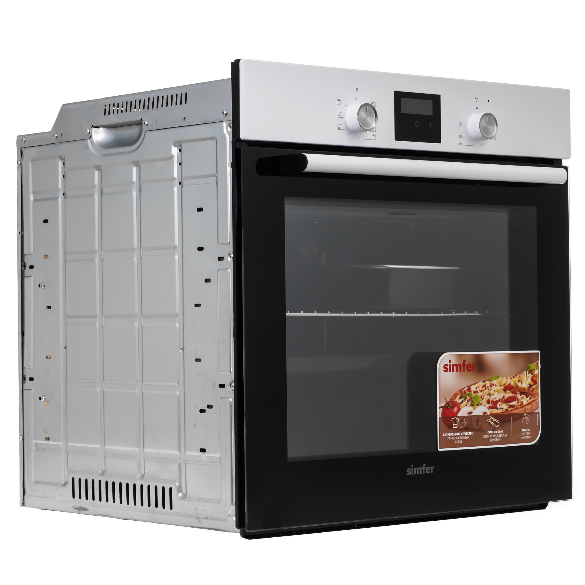 9280267 Духовой шкаф электрический Simfer B6EW56070 + Варочная поверхность газовая Simfer H60Q40W471 STDN-0080113 - Вид №2