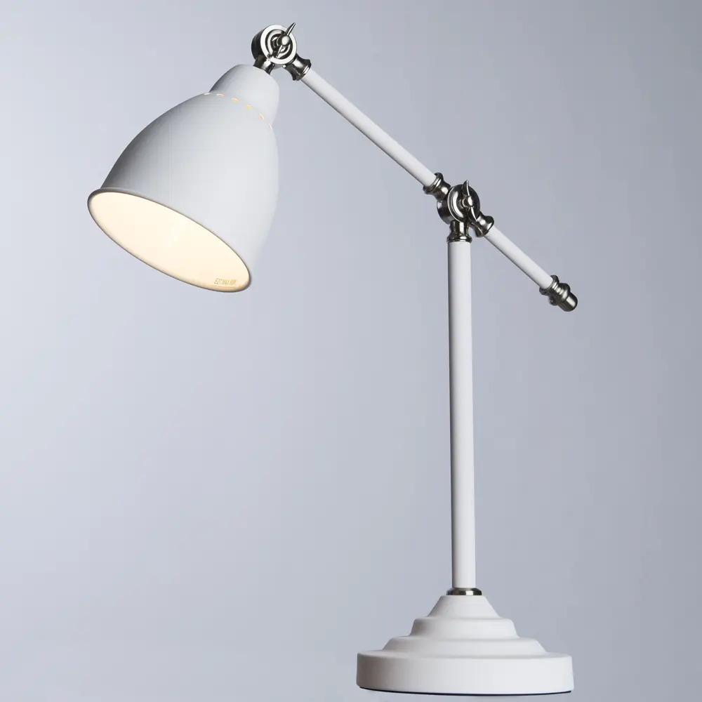 Настольная лампа Braccio 1xE27x60 Вт, цвет белый матовый Arte Lamp STLM-2049230 - Вид №3