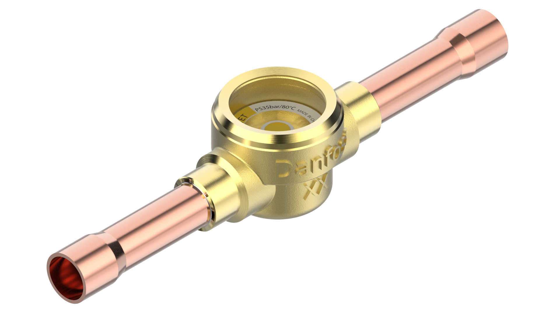 Danfoss SGN — Смотровые стекла с индикатором влажности SGN 6 Смотровое стекло 014-0181  - Вид №9