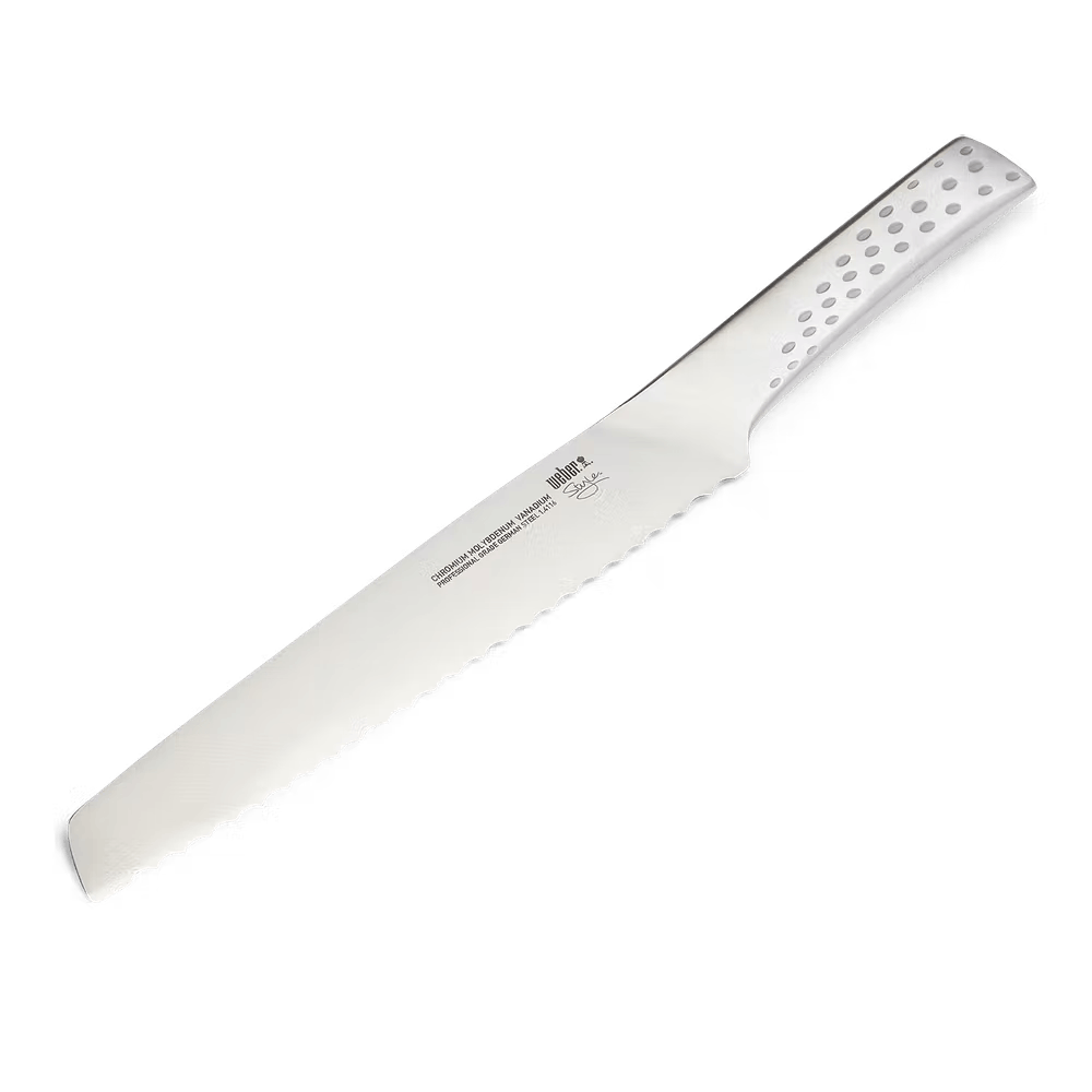 91094850 Нож для хлеба 17072 лезвие 21 см цвет стальной серый STLM-0481432 WEBER