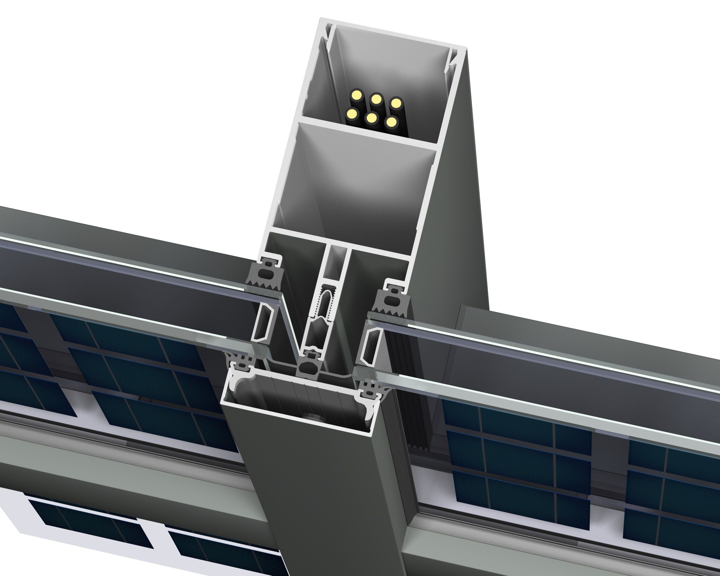 Алюминиевая система навесной стены Reynaers Aluminium ConceptWall ARCH-00119220 - Вид №24