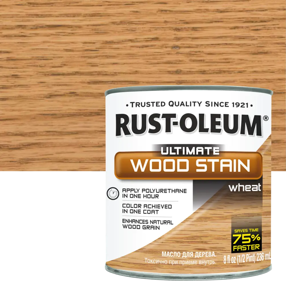 Масло тонирующее Ultimate цвет пшеница 0.236 л RUST-OLEUM STLM-2029378