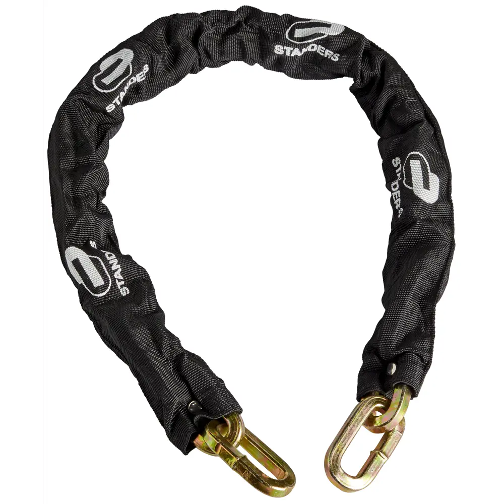 Цепь противоугонная Standers 10 мм 100 см, сталь с текстильным покрытием STLM-2108584