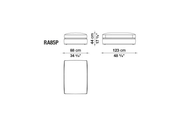 Ткань диван B&B Italia Ричард ARCH-00082196 - Вид №41