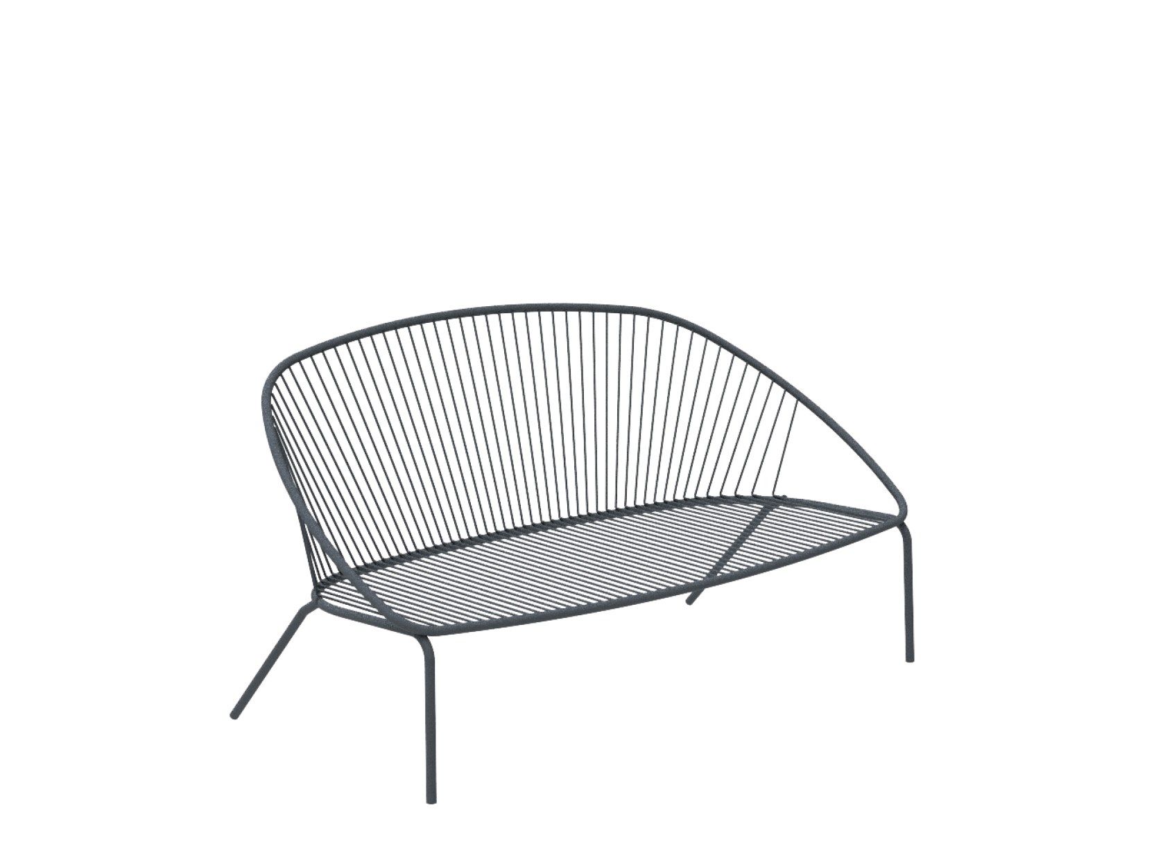2-местный металлический садовый диван Vermobil Aria ARCH-00026821 - Вид №3
