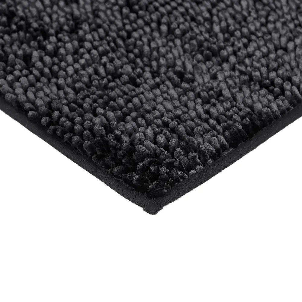 Коврик для ванной комнаты Moroshka Expressia 50x80 см цвет черный STLM-2138489 - Вид №1