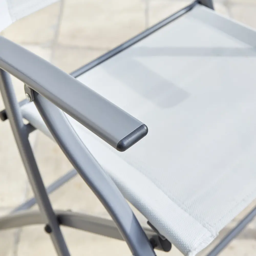 Кресло Naterial Emys Origami складное 54х52х83 см сталь светло-серый STLM-2078090 - Вид №11
