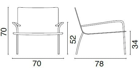 Кожаное кресло с подлокотниками Fasem Lys ARCH-00091681 - Вид №9