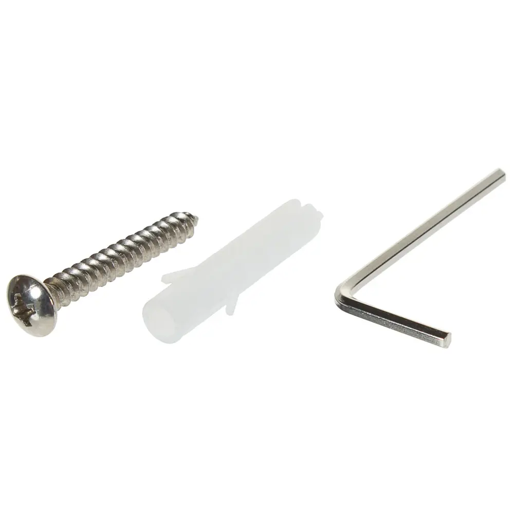 Держатель торцевой 2.5 см цвет хром INSPIRE STLM-2165745 - Вид №2