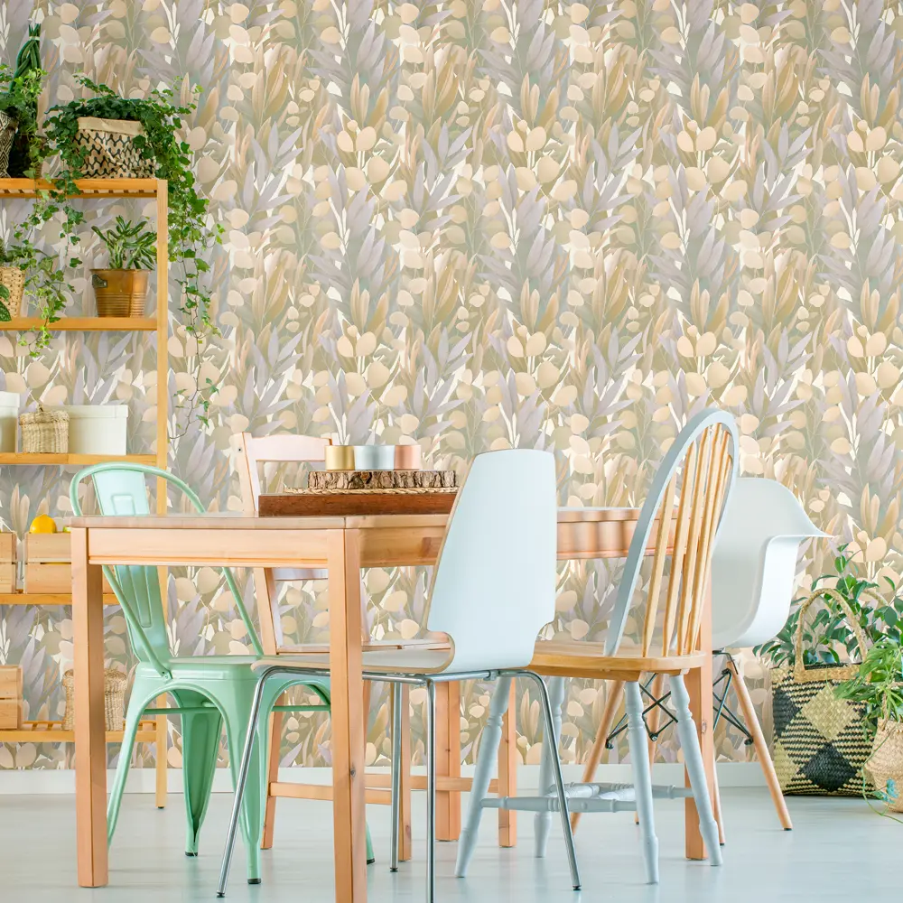 Обои бумажные Elysium Эвкалипт фиолетовые 0.53 м 908502 STLM-2004789 - Вид №2