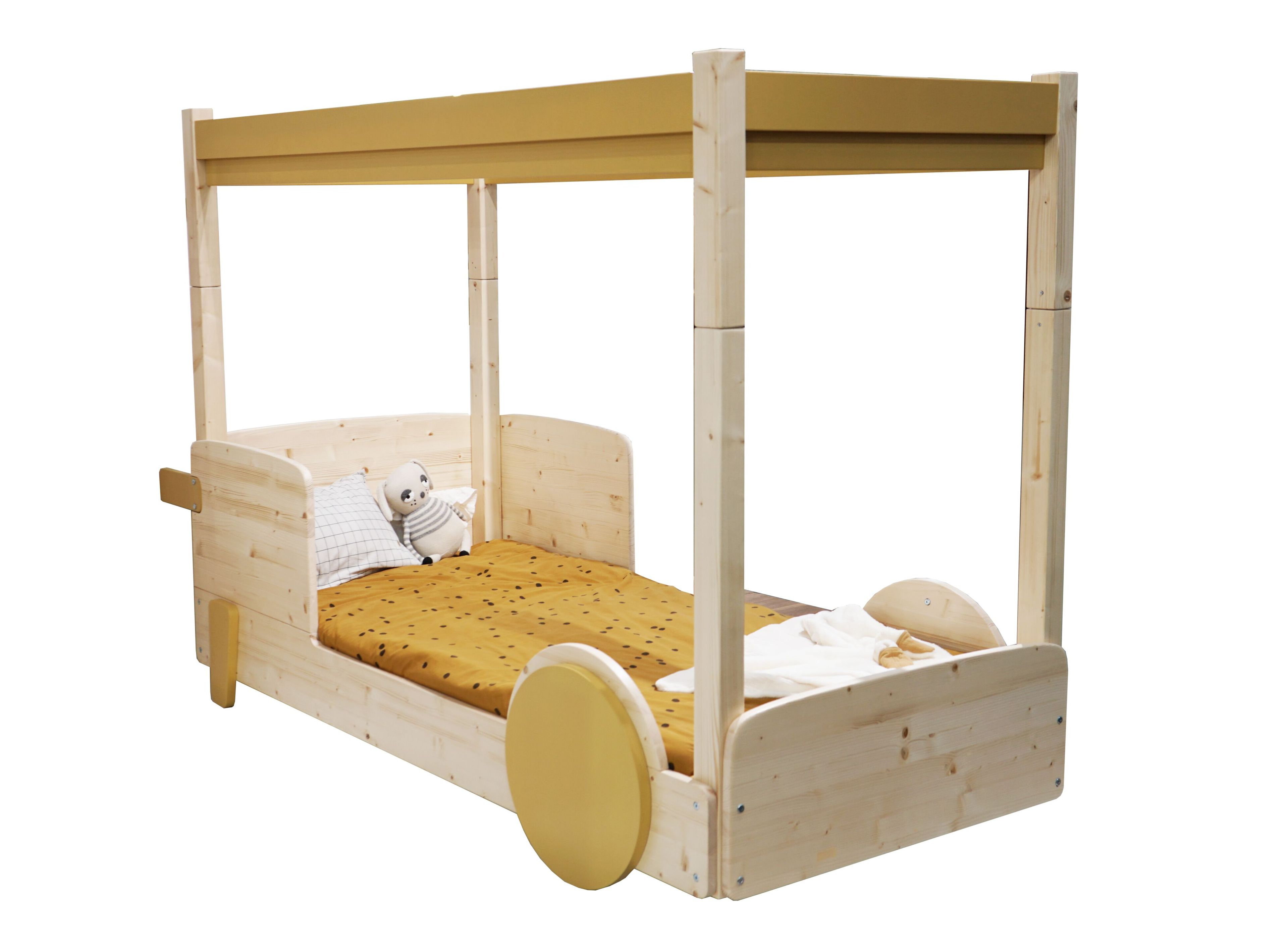 Деревянная односпальная кровать с балдахином Mathy by Bols ARCH-00085571 - Вид №1