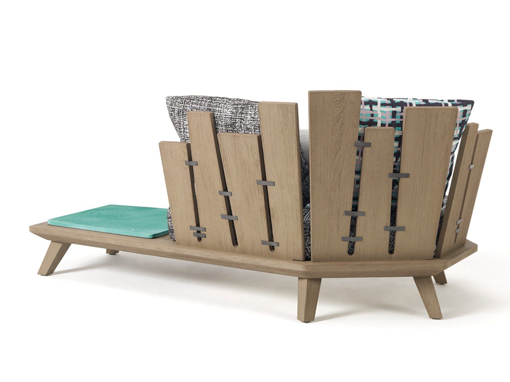 Кушетка из тикового дерева с журнальным столиком Ethimo Rafael ARCH-00136484 - Вид №5