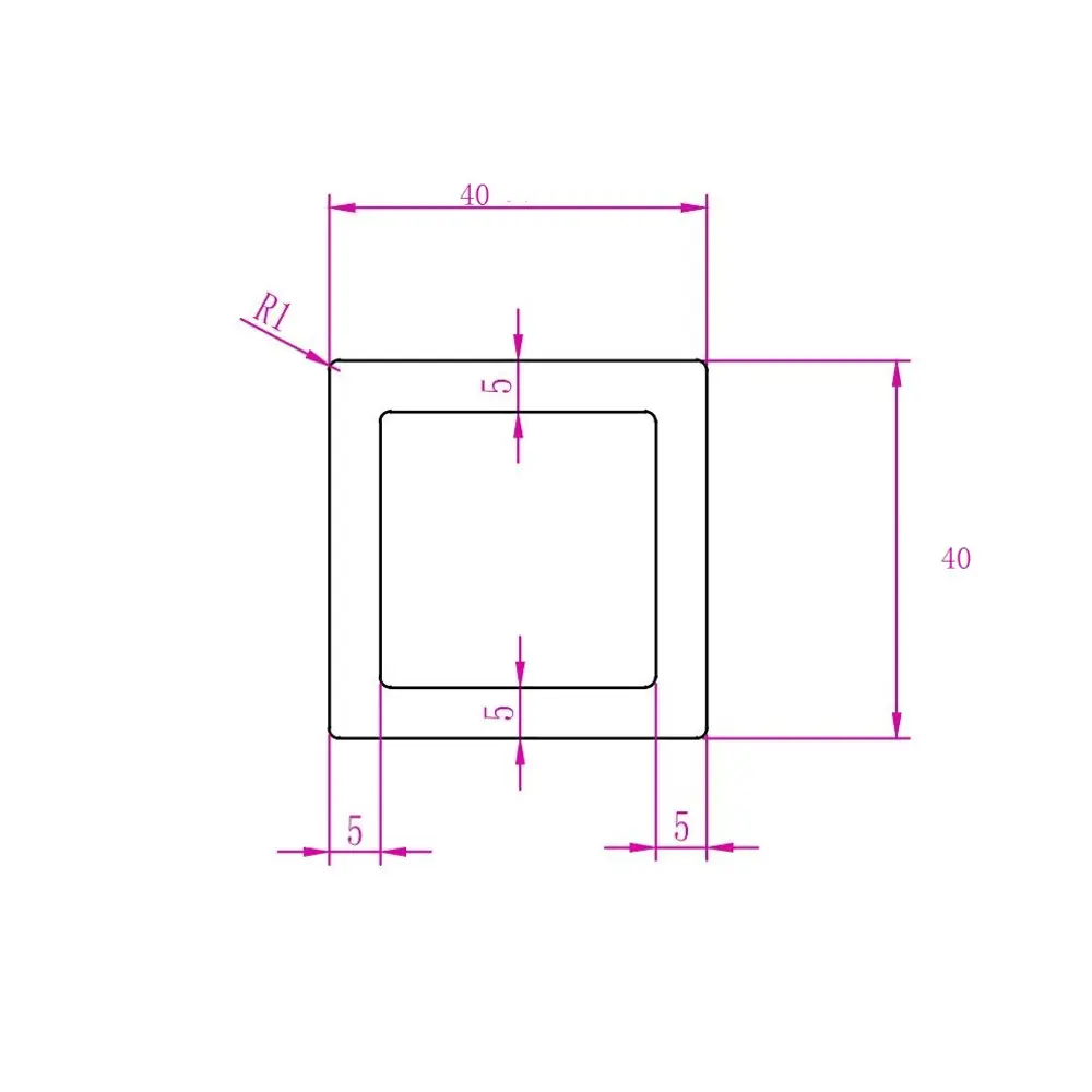 Промежуточный профиль ДПК СМ Decking цвет Мербау 40x40x3000 мм CM Прямой STLM-2031324 - Вид №2