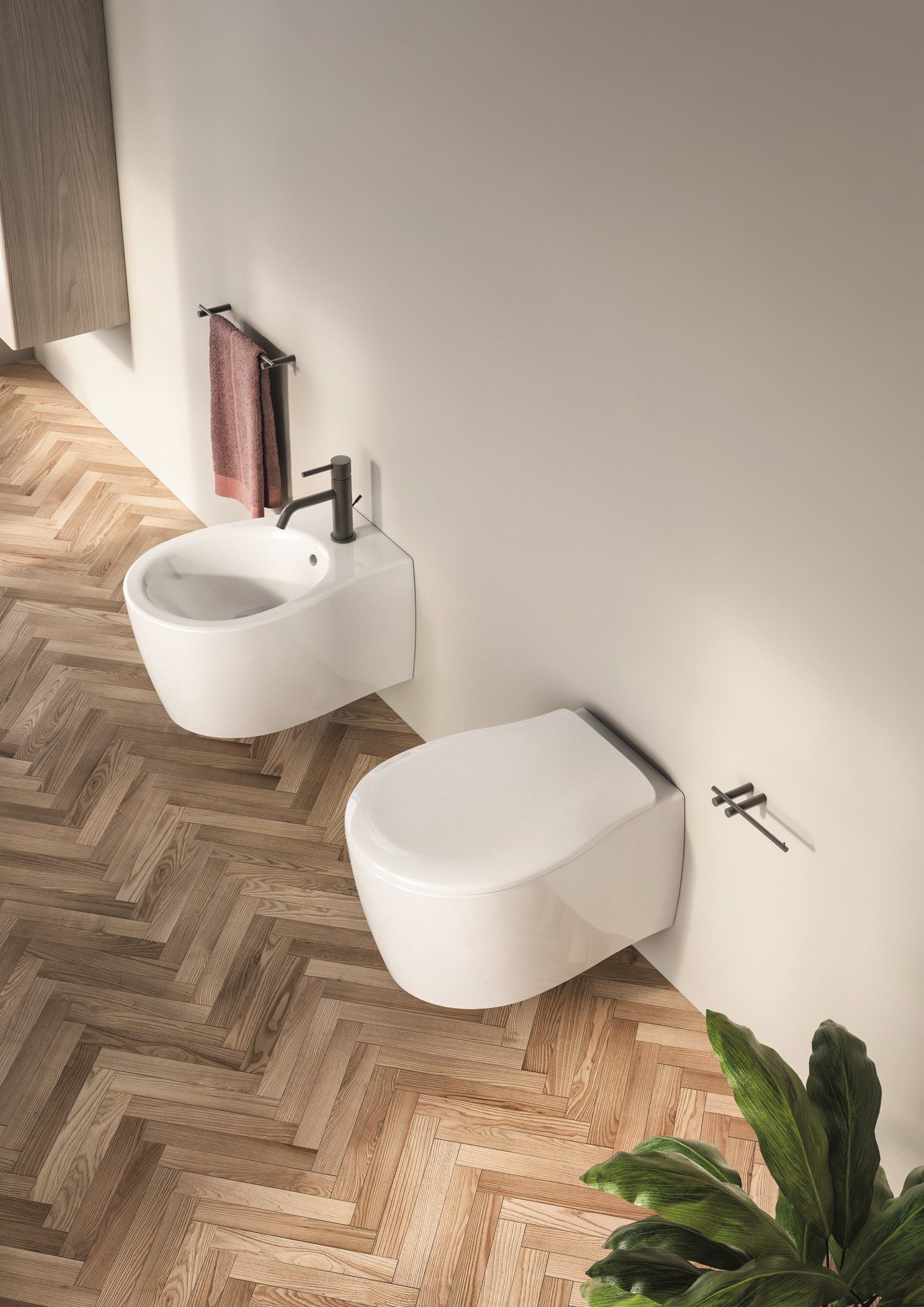 Туалет висит в витрине без бриды Olympia Ceramica FORMOSA ARCH-00047269 - Вид №3