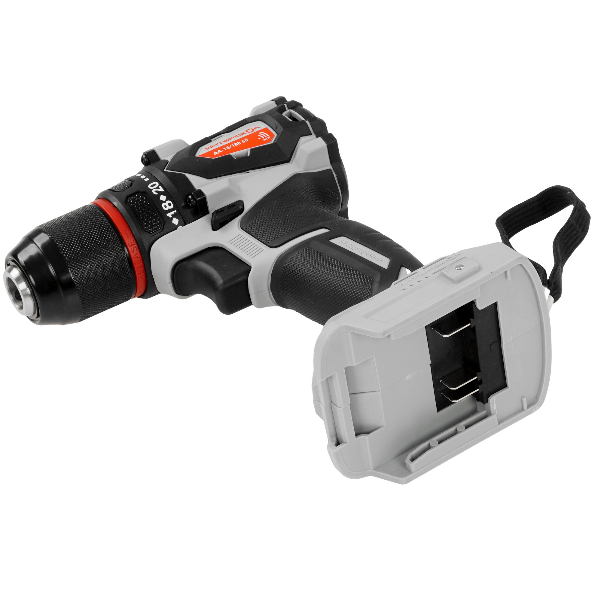 Дрель-шуруповерт Интерскол ДА-13/18В 55   , Без ЗУ, Без АКБ 5630534 STDN-0068944 - Вид №4