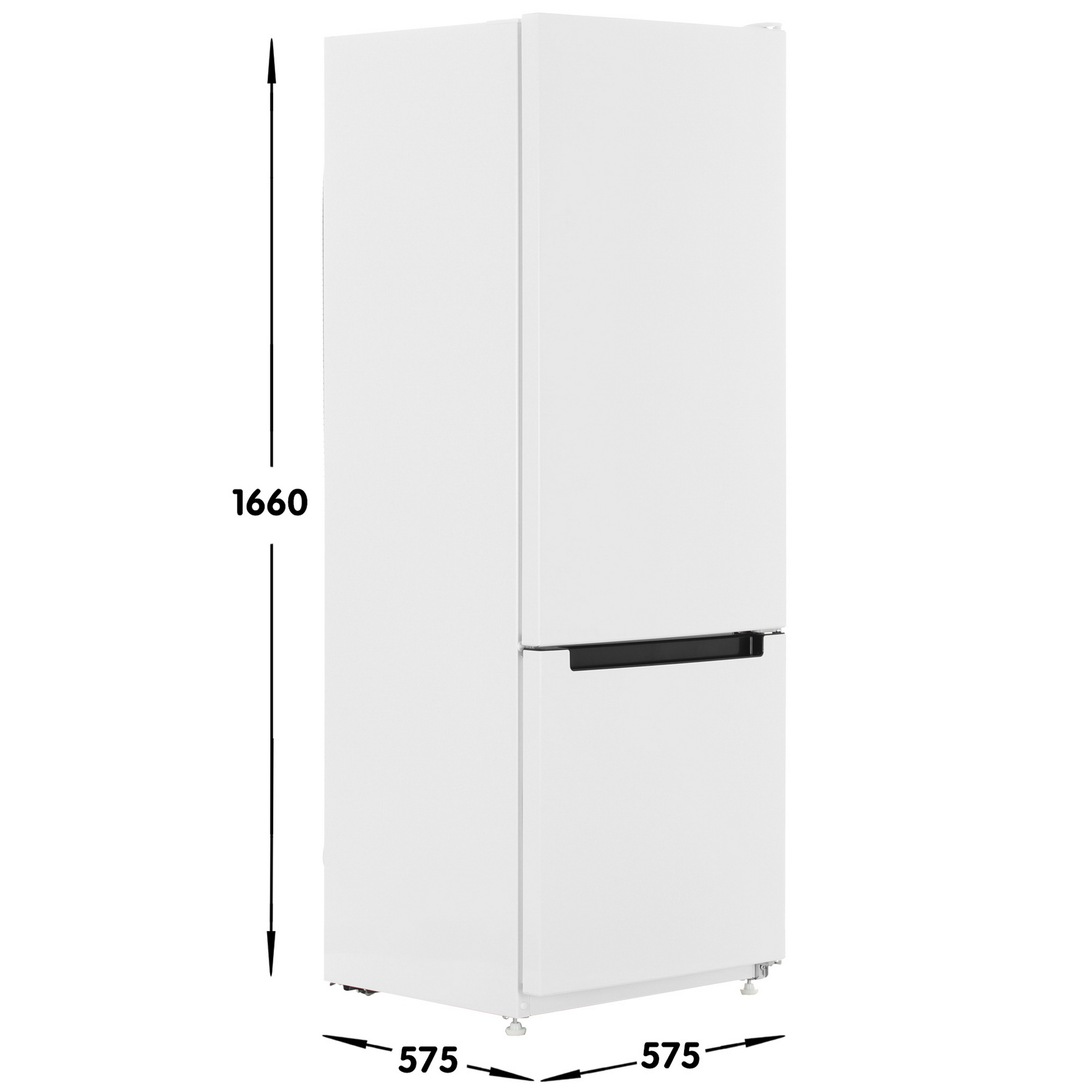 9021263 Холодильник с морозильником   Nordfrost NRB 122 W белый STDN-0027380 - Вид №6
