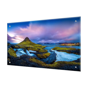90679524 Защитный экран Горы Исландии 60x90x0.4 см закаленное стекло цвет прозрачный STLM-0335544 BORNTOPRINT