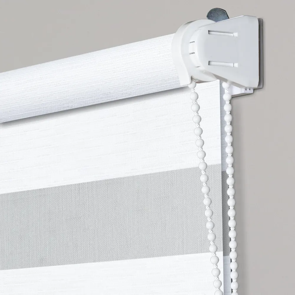 Рулонная штора день-ночь MIAMOZA Москва 70×160 см белая 89411429 STLM-1562917 - Вид №2