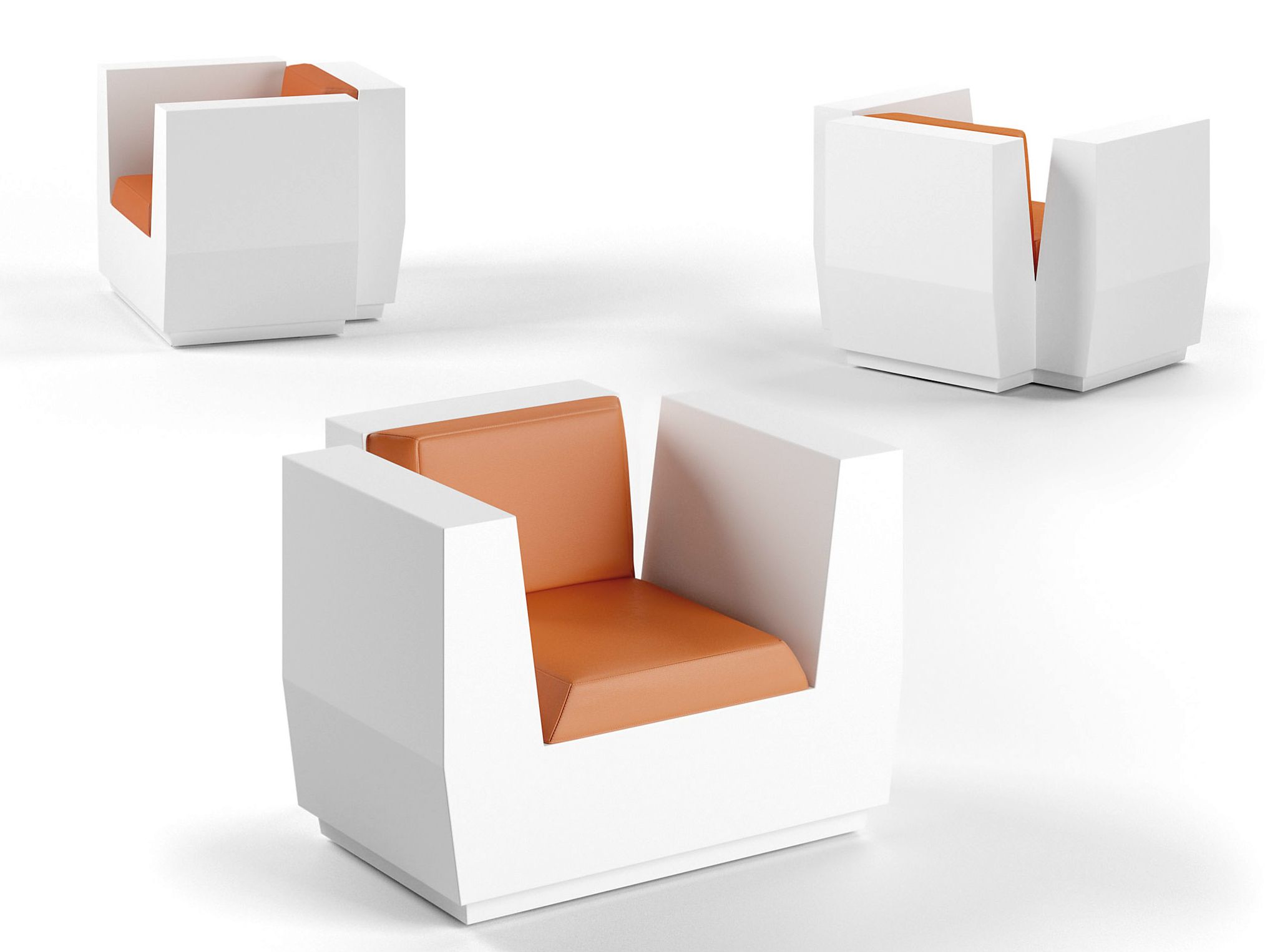 Садовое кресло с подлокотниками PLUST Big Cut ARCH-00149815 - Вид №1