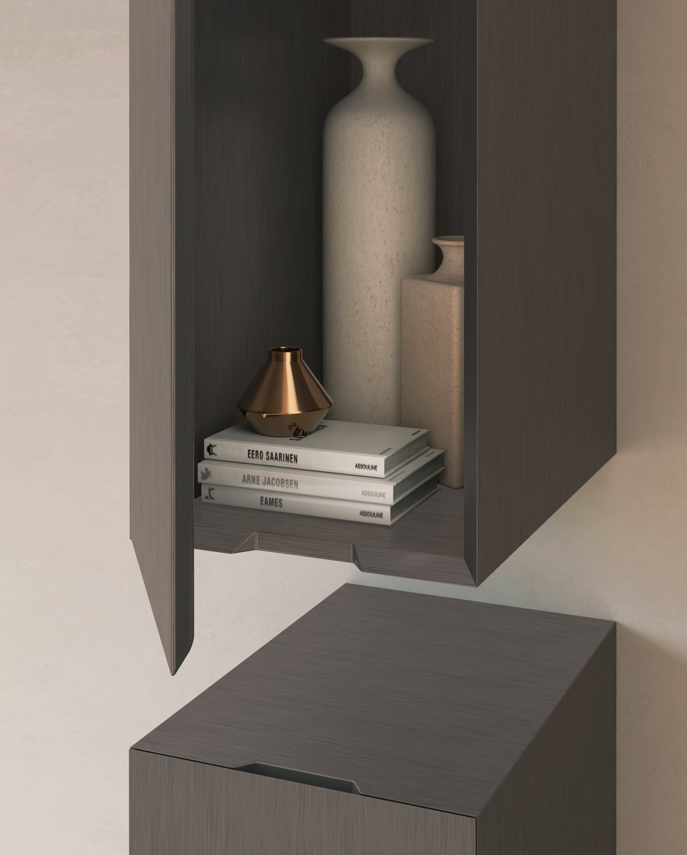 Деревянная оборудованная стена Olivieri CUBE 6 ARCH-00123672 - Вид №16