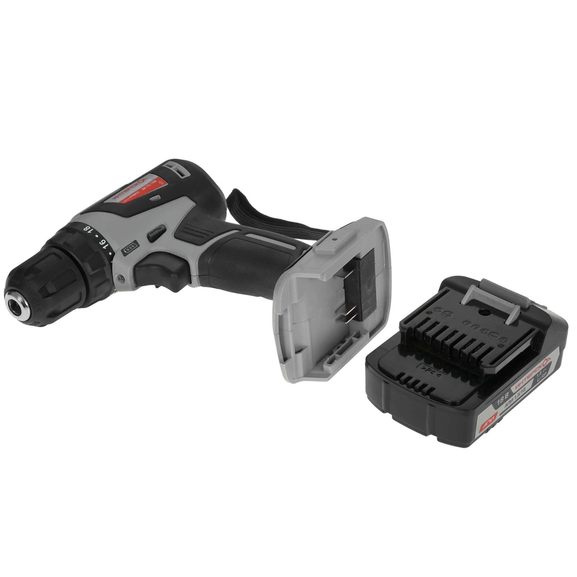 Дрель-шуруповерт Интерскол ДА-10/18В МиниМАКС АПИ 18V 9929631 STDN-0059285 - Вид №4