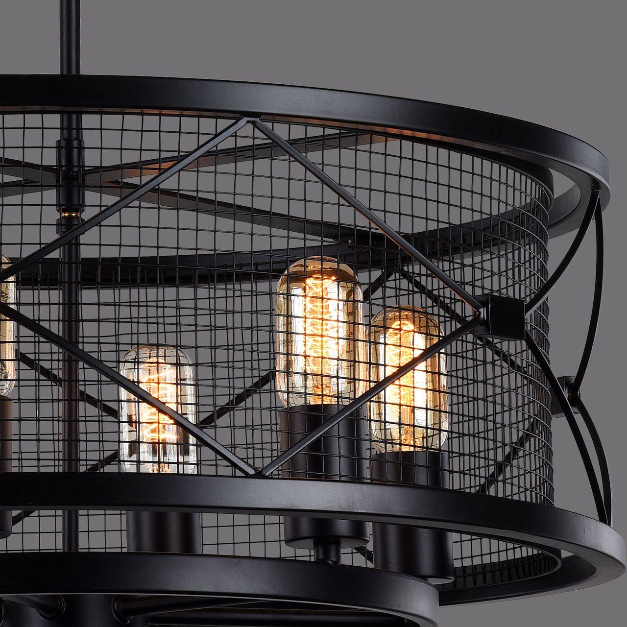 Подвесная люстра Favourite Mesh 1783-6P FAVOURITE ДИЗАЙНЕРСКИЕ, MESH 057169 Черный  - Вид №3