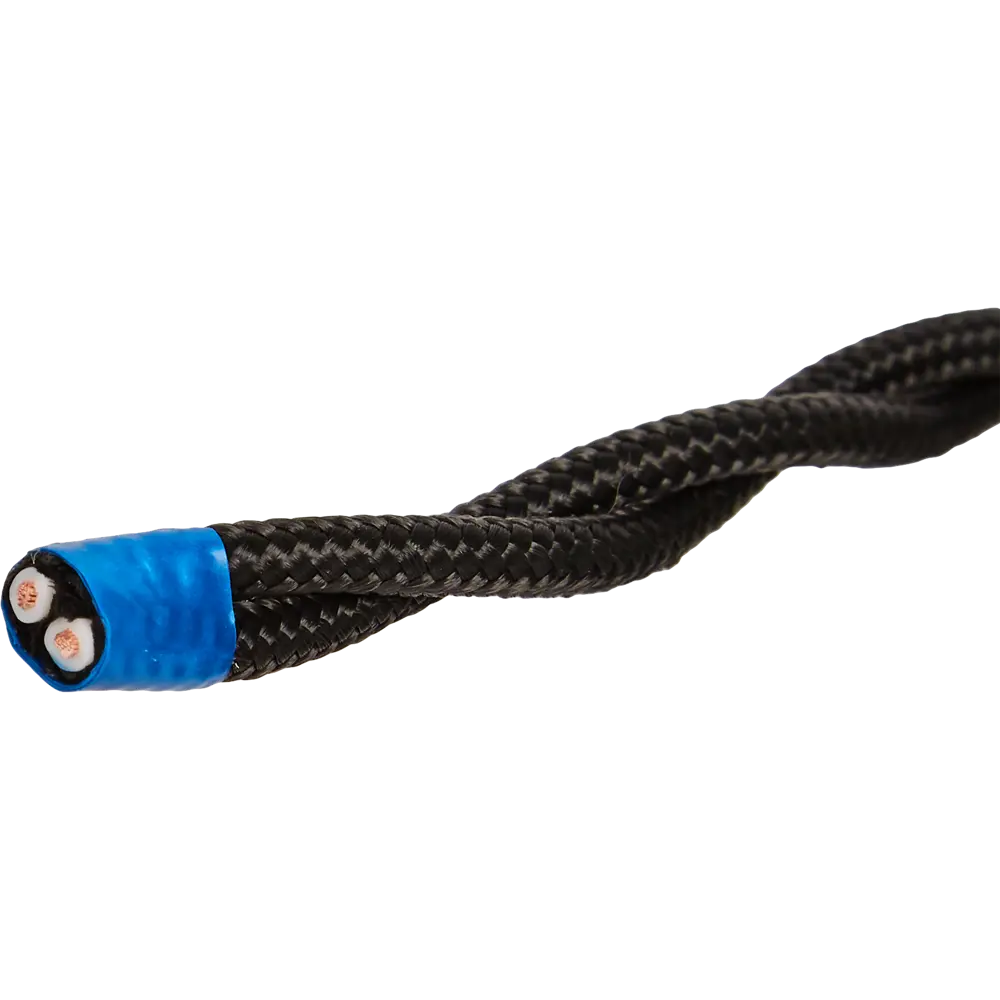 ELECTRALINE Ретро-кабель 2×1,5 мм² черный 20 м для открытой проводки 82600533 STLM-0031148 - Вид №1