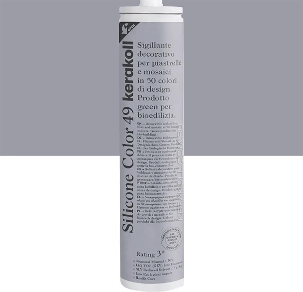 90813338 Герметик KERAKOLL SILICONE COLOR 49 Светло-сиреневый 310мл STLM-0394060